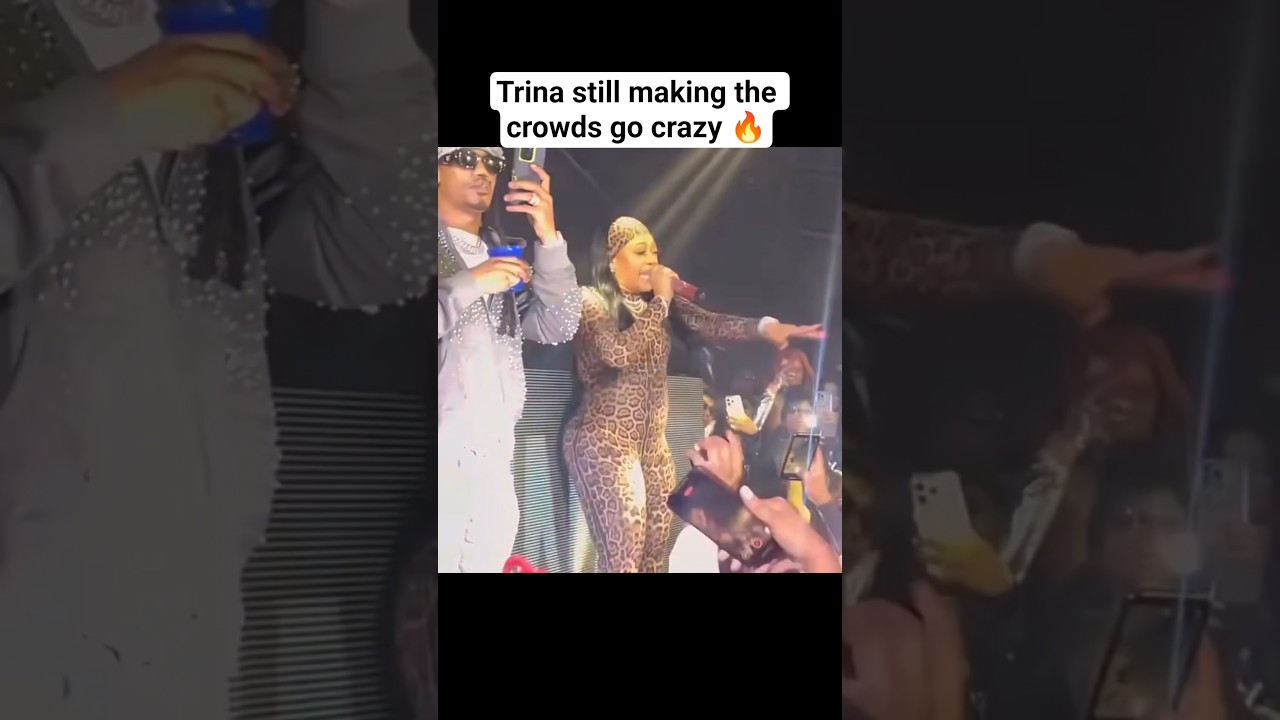 Trina still making the crowds go crazy 🔥