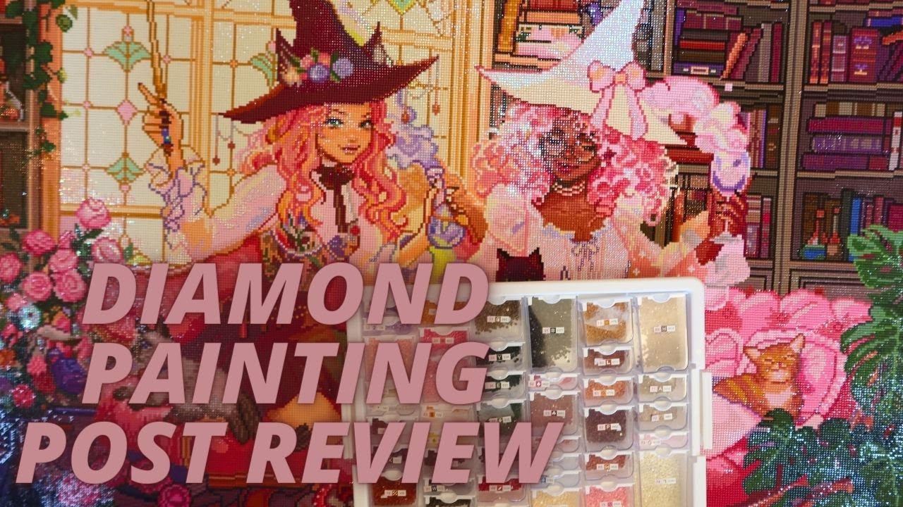 rose library by ivy dolamore + diamond art club | post review!