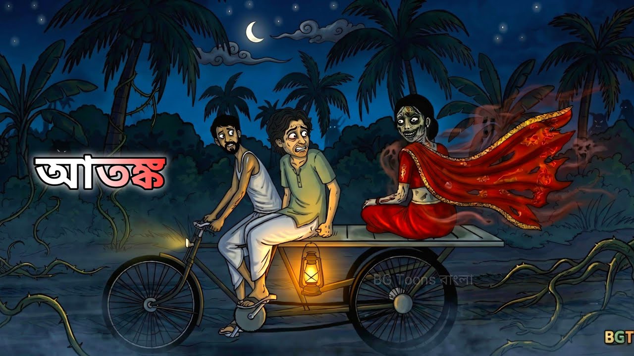 আতঙ্ক | Atanka | Bangla Bhuter Cartoon | Gram Banglar Bhuter Golpo | Bengali Horror Stories | BGT 