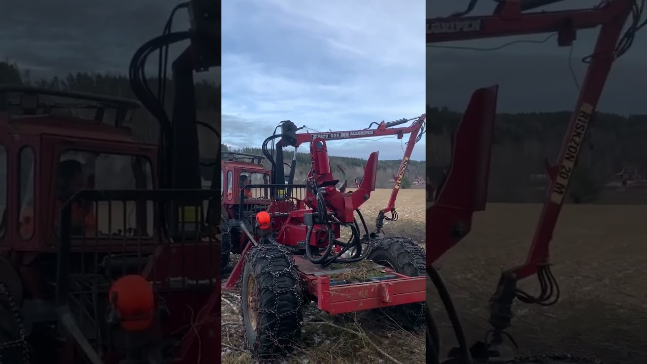 Skogstraktor BM 400 vedhantering