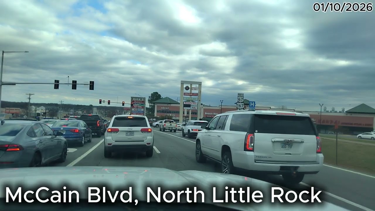 Driving in Little Rock Arkansas #LittleRock #drivingmusic
