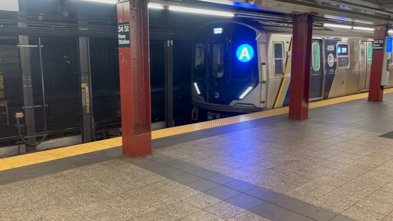 (A)(C)(E)(F) Local & Express train action at 34th Street-Penn Station 