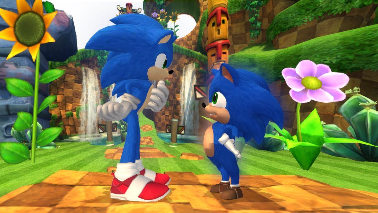 Sonic Generations: Teen Sonic & Baby Sonic (Sonic Movie)