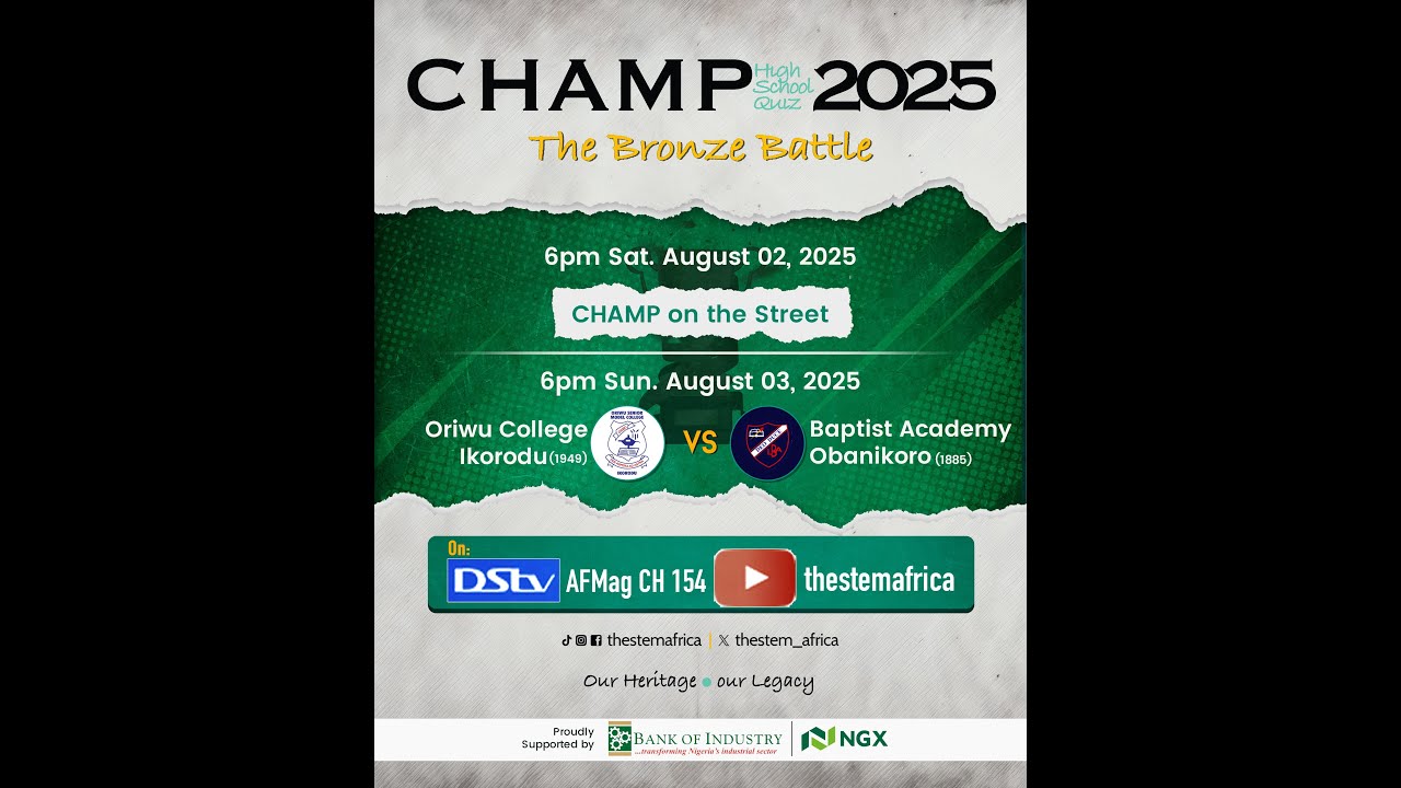 CHAMP HSQ – Third Place Match: Baptist Academy vs Oriwu College