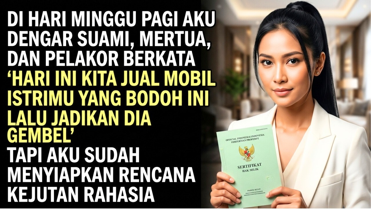 MOBILKU MAU DIJUAL MERTUA & SUAMI JAHAT KARENA PELAKOR. TAPI KUBUAT RENCANA KEJUTAN RAHASIA...