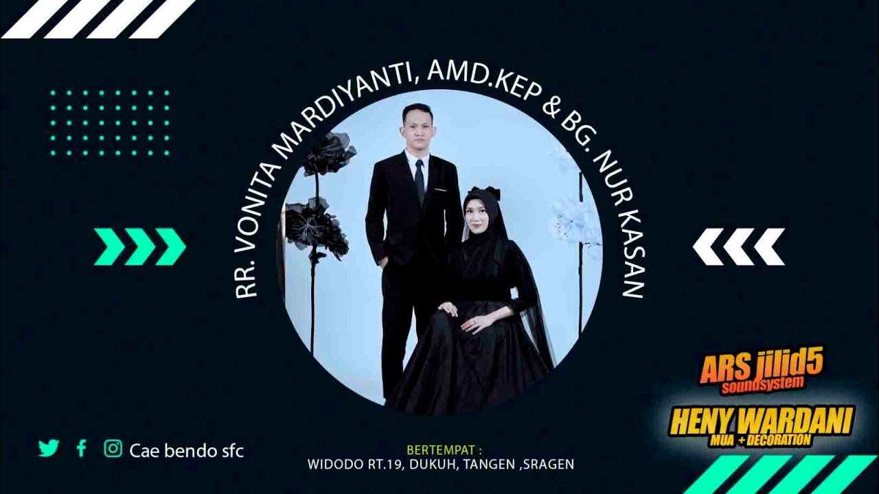 🔴LIVE REBANA MODERN NUR ILAHI  || ARS AUDIO JILID 5 (CAGAK ABANG) || WEDDING  VONITA & KASAN