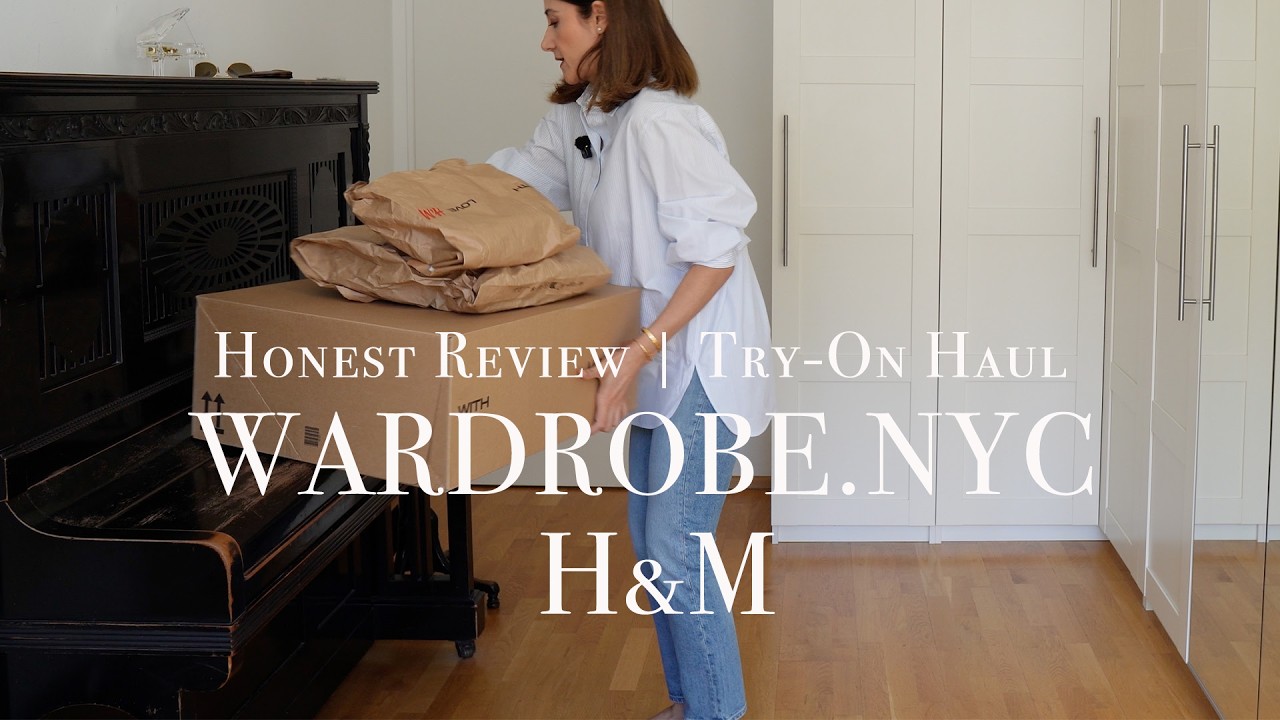 Huge WARDROBE.NYC H&M Unboxing | Try-On and Review