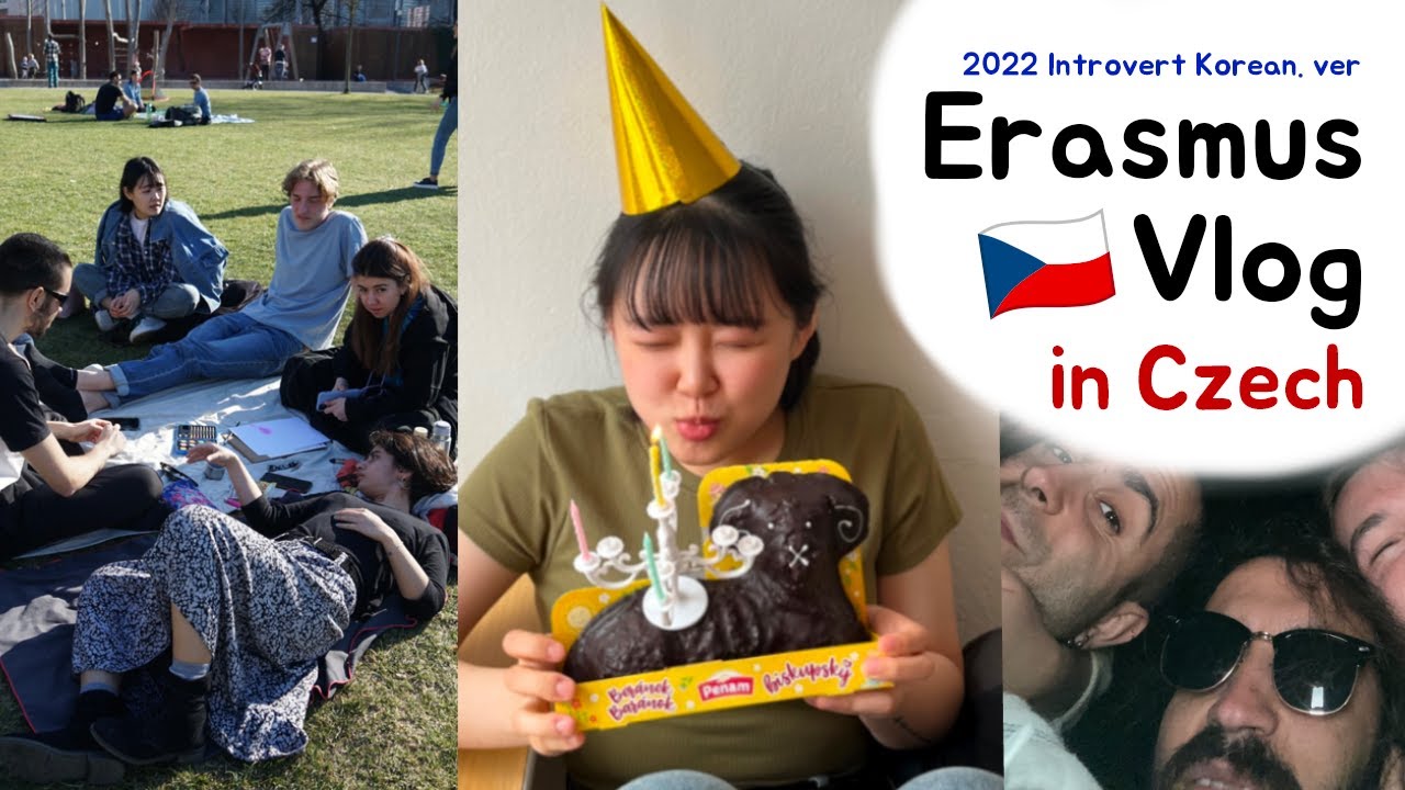 (eng) 🇨🇿 No one believes I'm an introvert | birthday party in Europe | Erasmus in Czech, Europe