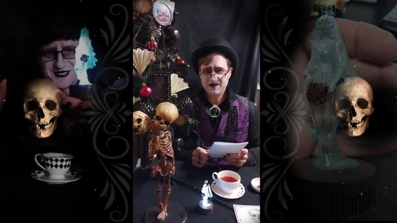 Goth Christmas Decor: Making a Haunted Mansion Bride Tree