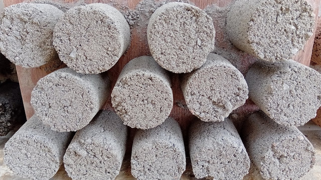 CYLINDER SERIES VIDEO 1| WATER CRUMBLING💦💦SAND CEMENT😍😍😍#foryou #asmrvideos #sandcement 