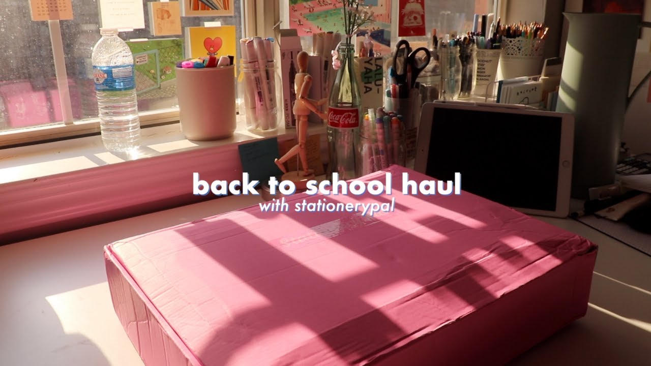huge back to school stationery haul 🍒 (affordable stationery recs) + int. giveaway [closed!]