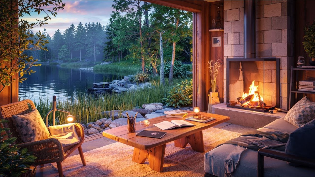 🔥 Cozy Winter Fireplace 4K (LIVE 24/7) | ASMR Fireplace Crackling Fire Sound With Soft LoFi Music
