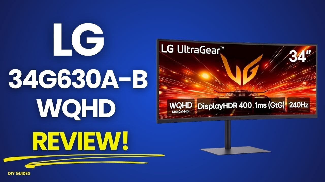 LG UltraGear 34G630A-B WQHD 240HZ Curved Gaming Monitor Review: The Best 34" Gaming Monitor LG Made?