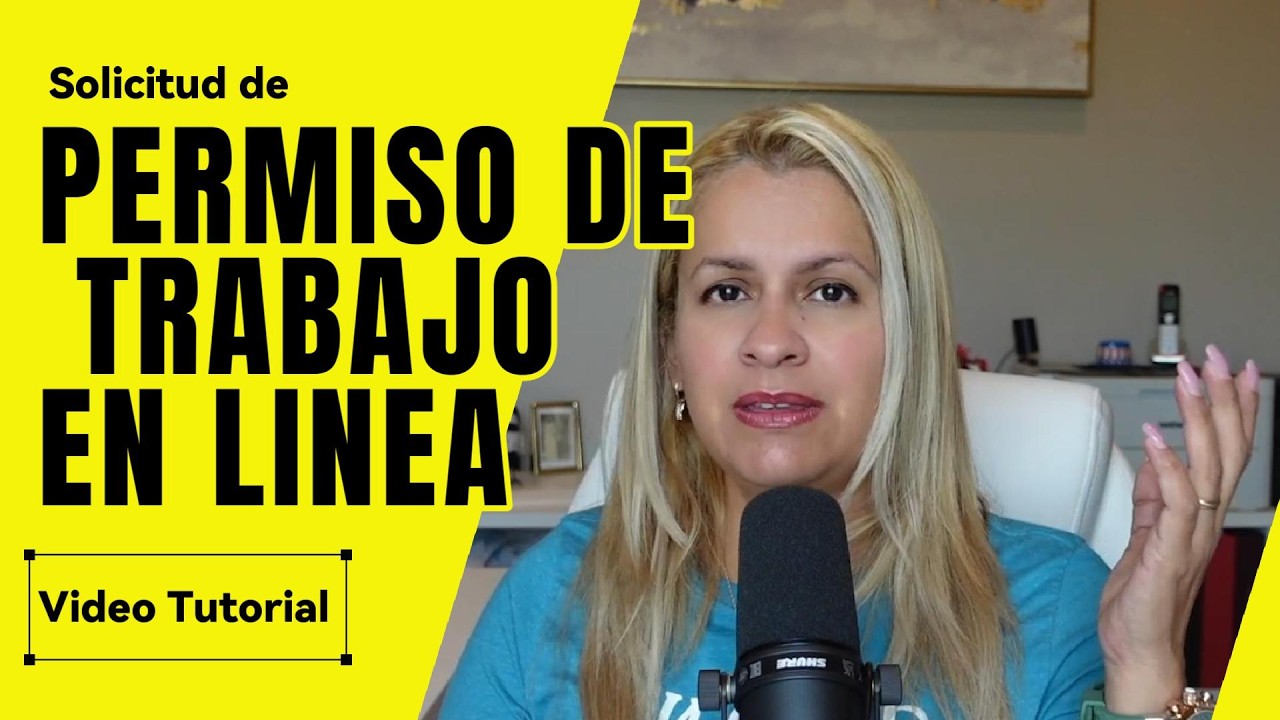 🔴 Cómo Solicitar el PERMISO de TRABAJO en Línea 🔴 Guía Paso a Paso 🔴