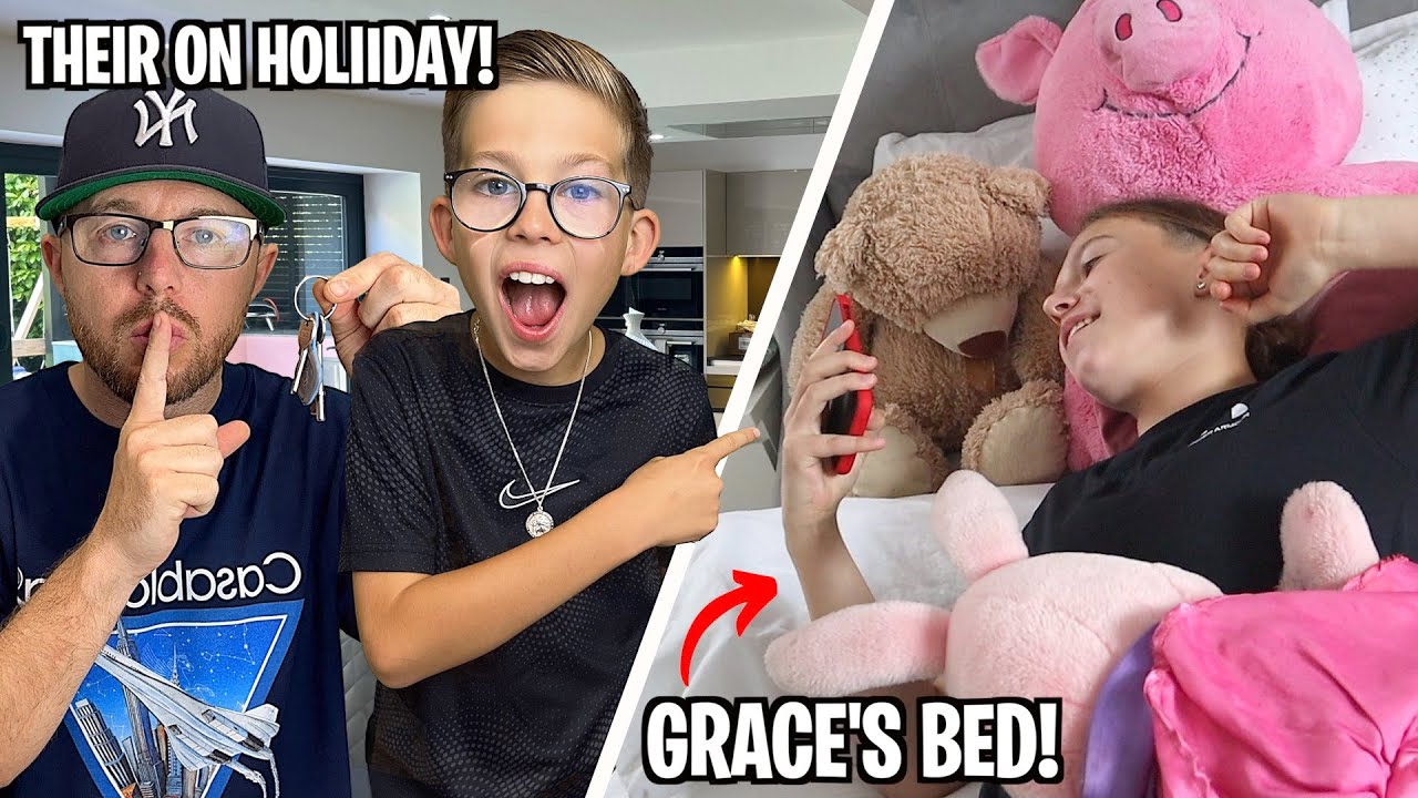 SNEAKING into DADVGIRLS HOUSE While They’re On HOLIDAY!