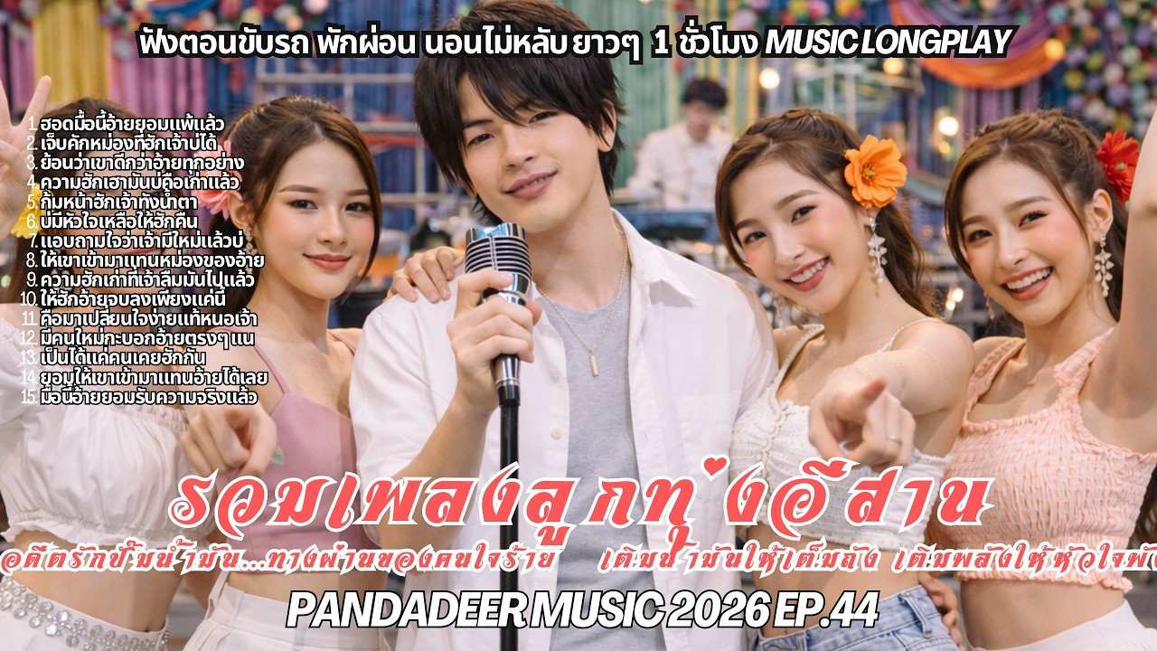 รวมลูกทุ่งหมอลำช้ำรักริมทาง 2026 EP.44 l เติมพลังให้หัวใจพังๆ ฟังยาว ๆ 1 ชั่วโมง