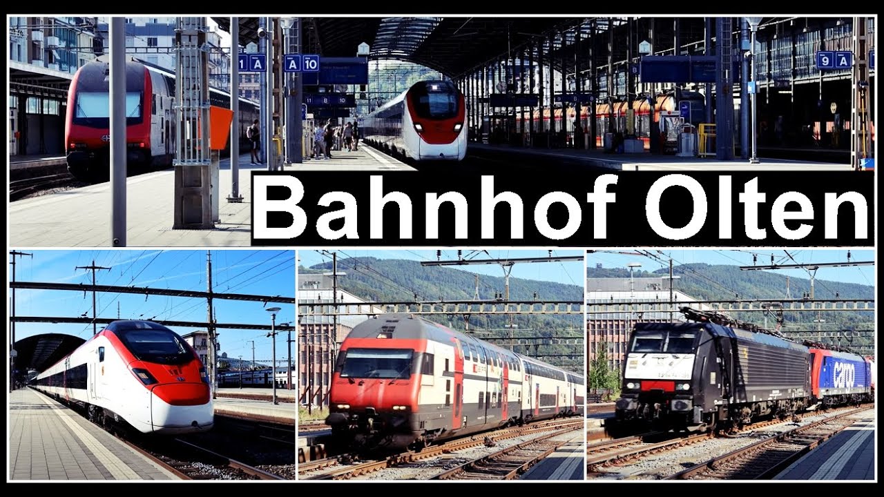 Wunderbare Zugsichtungen beim Bahnhof Olten