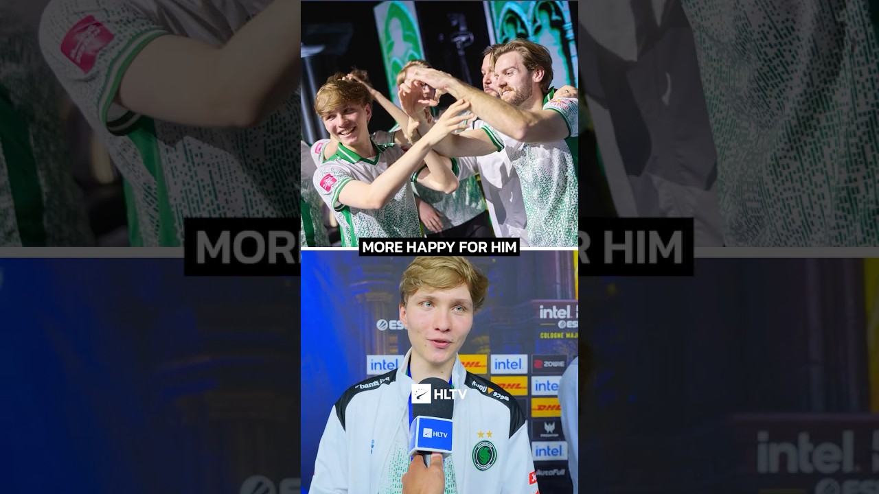 m0NESY счастлив, что его друг выиграл мейджор 💚