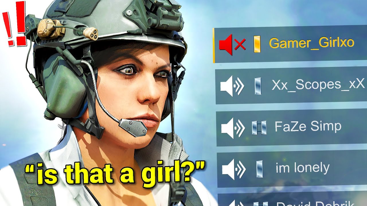When GIRLS Play Call of Duty