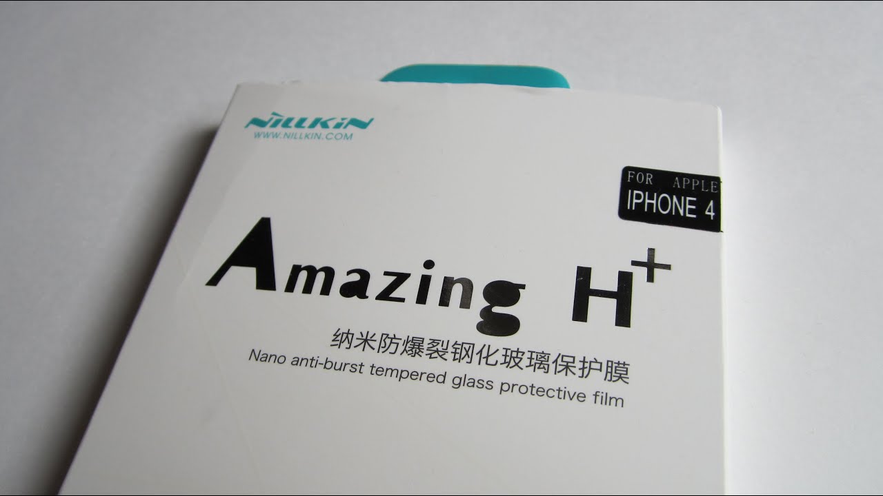 Обзор закаленного стекла Nillkin Amazing H+ для iPhone 4/4S