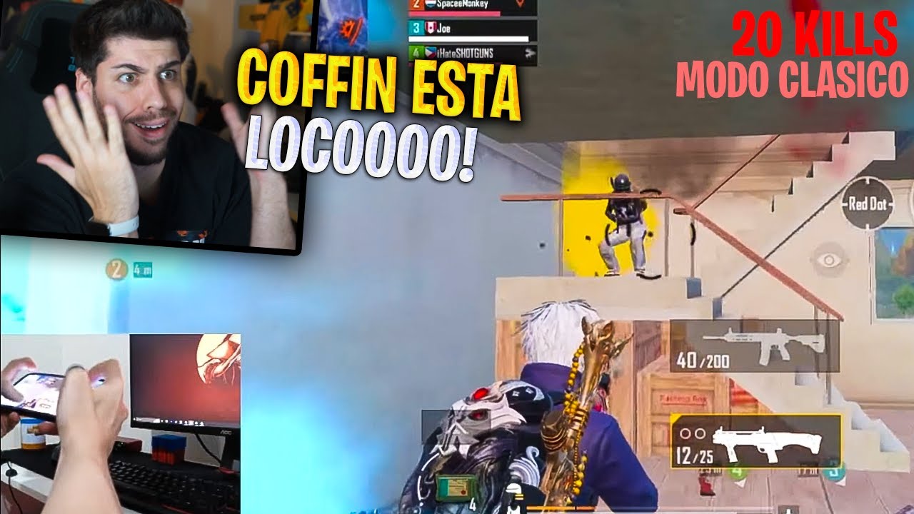 COFFIN es una LOCURA COMO JUEGA EL MODO HARDCORE CLASICO de PUBG MOBILE!