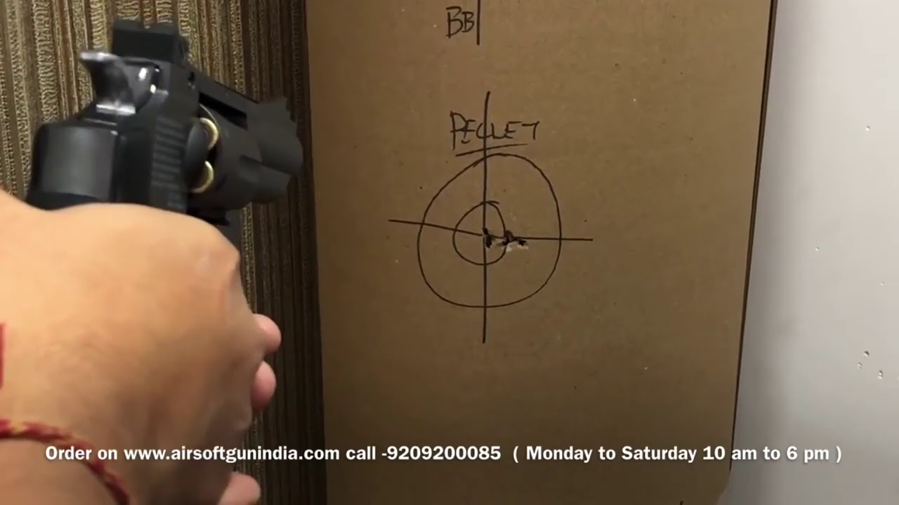 Crosman SNR357 CO2 Dual Ammo Full Metal Revolver shooting test