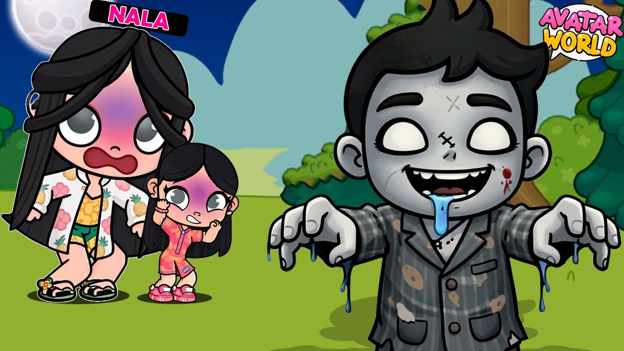 &iexcl;ME DISFRAZO de ZOMBIE para TROLLEAR a NALA y A MIS HIJAS en AVATAR WORLD! 🐸 SIMBA