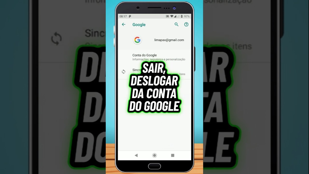 Como SAIR de Uma CONTA DO GOOGLE no Celular #google #contagoogle #como #tutoriais