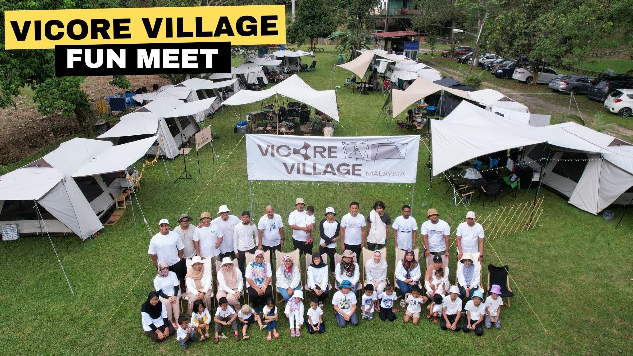 Vidalido Vicore Village Funmeet di Kamar Aishah Campsite | Family Camping Campmeet Malaysia