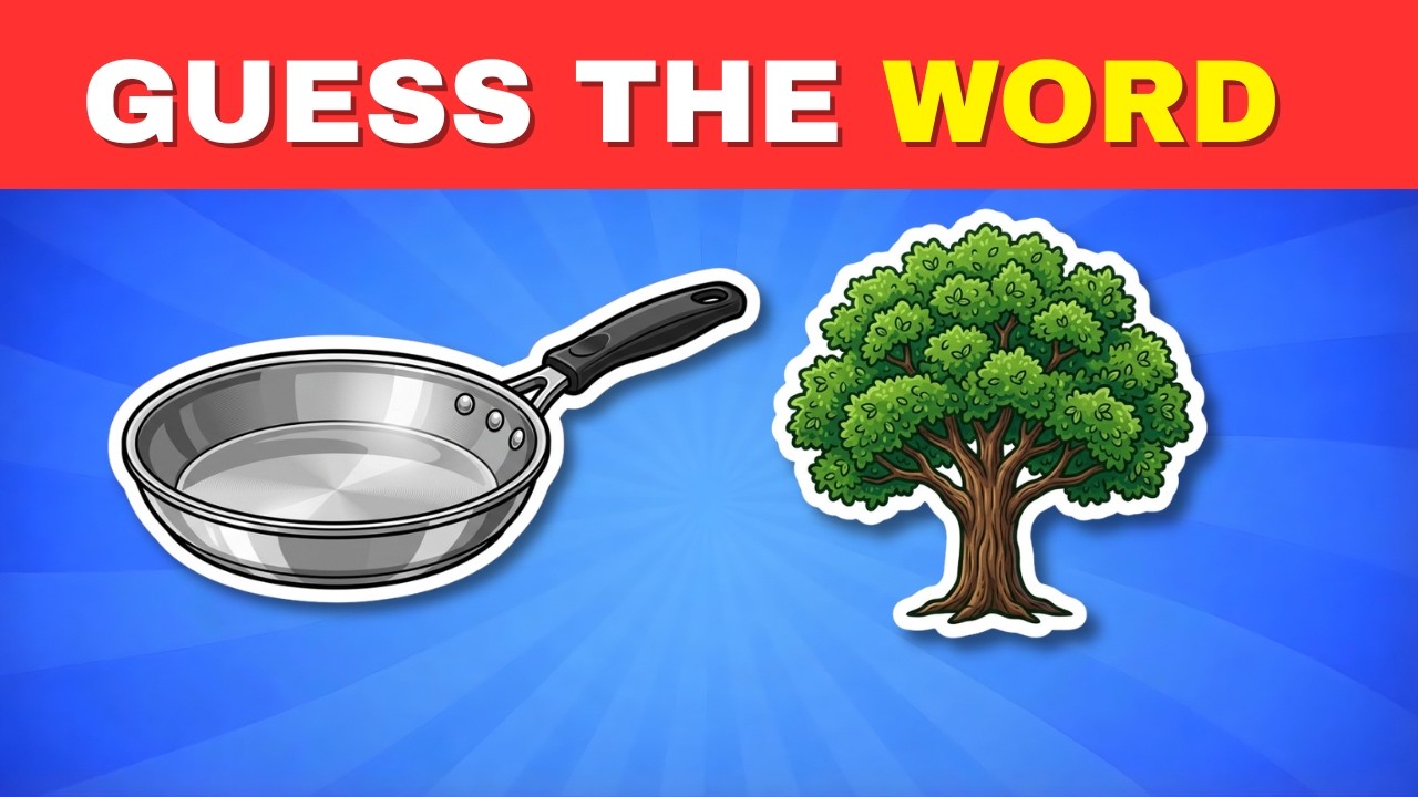 Think Fast Quiz Challenge 🤯 Guess the Word by Emoji