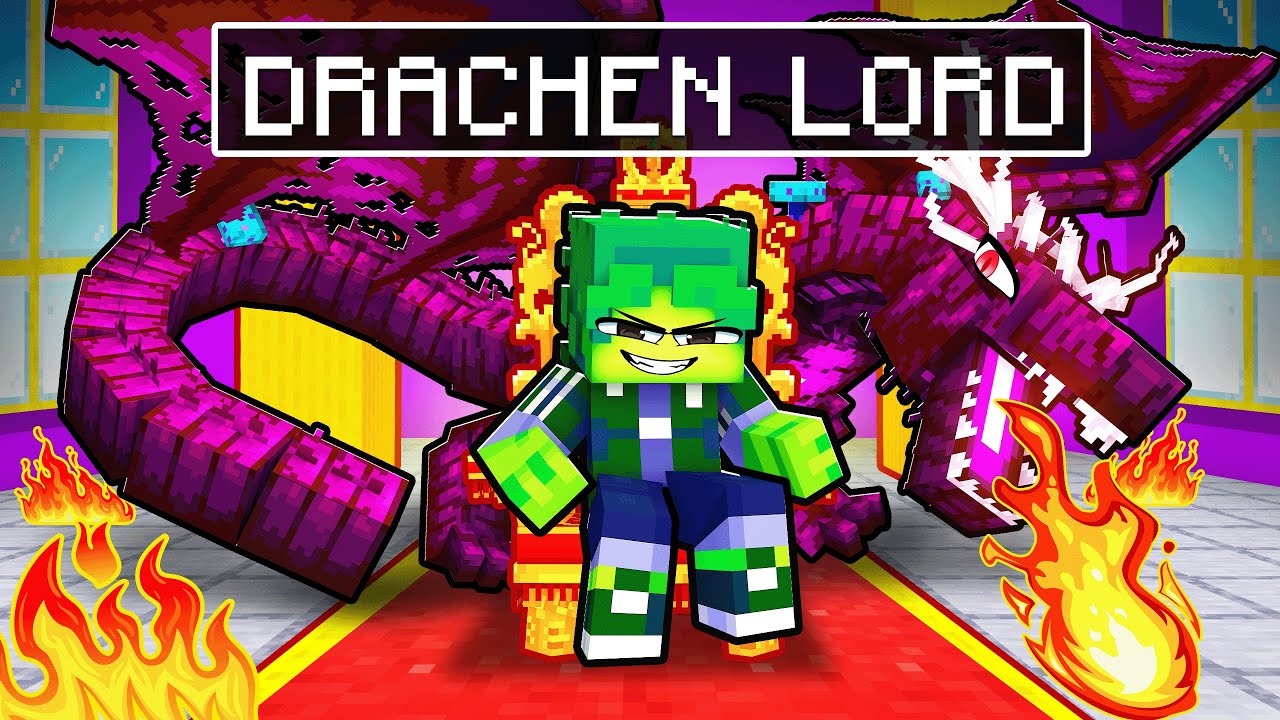 Wiedergeboren als der DRACHEN LORD in Minecraft!