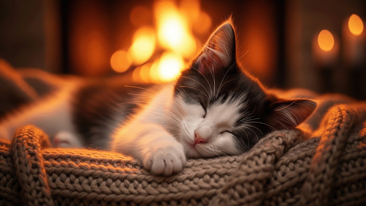 Gentle Piano Dreams for Cats 🐾 Calm Sleep and Peaceful Rest