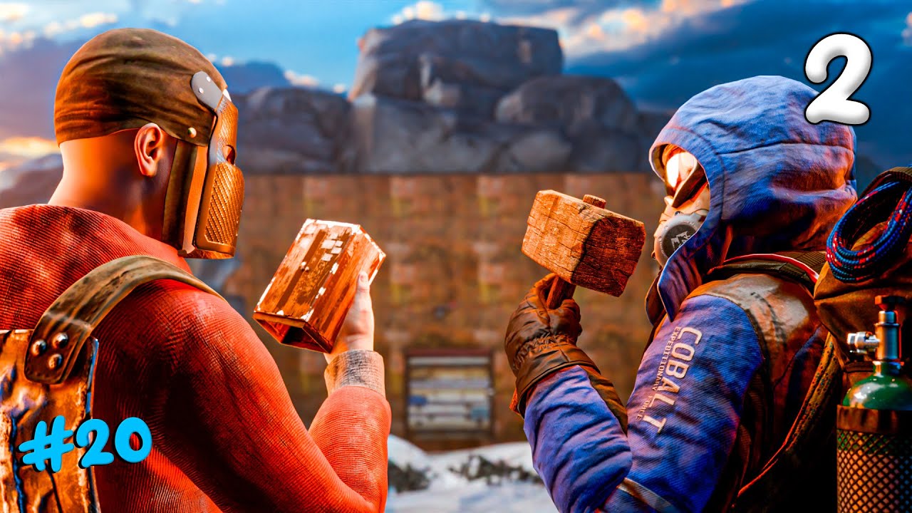 LE BUILDEAMOS UN MURO ENORME A UNA BASE CUEVA - Rust