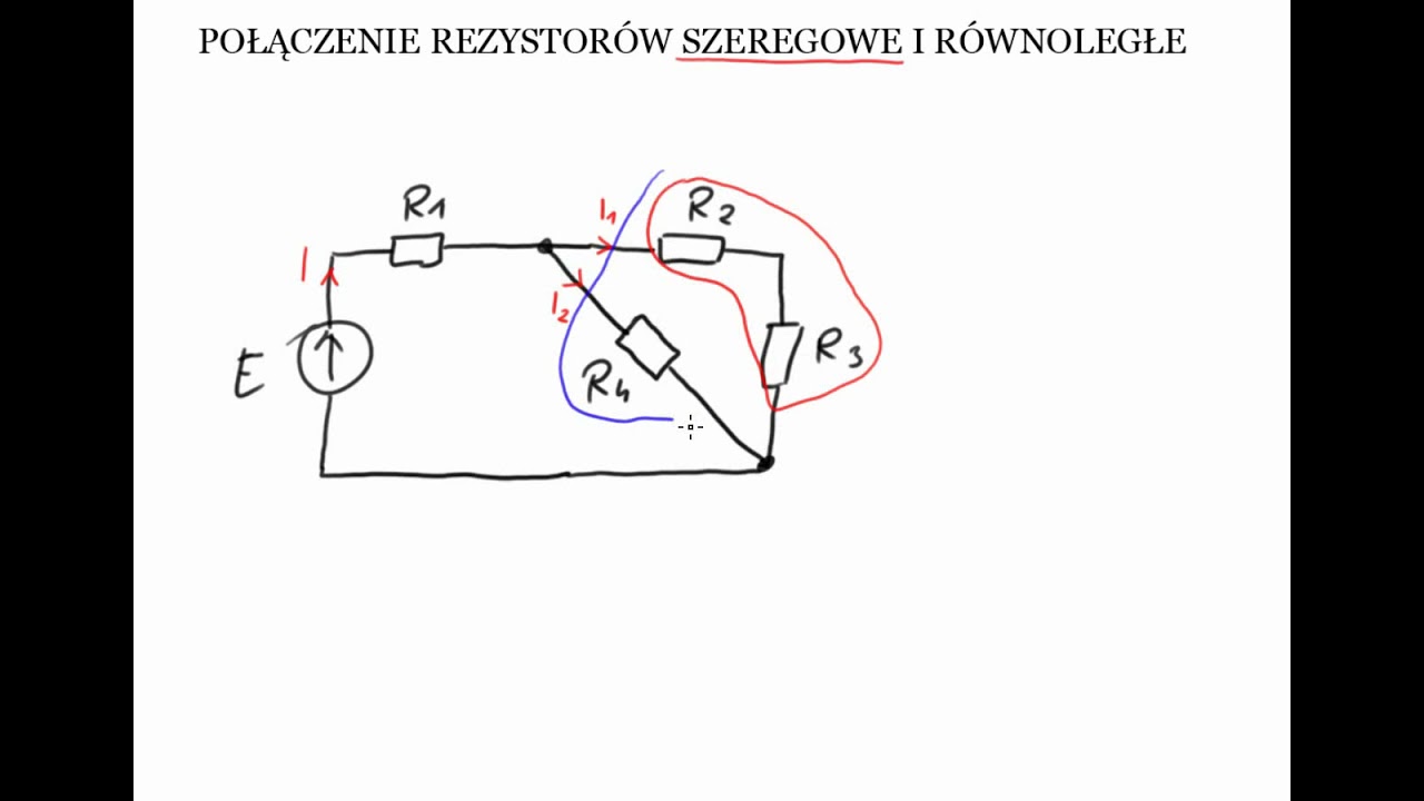 Szeregowe i równoległe połączenie rezystorów - zadanie 4