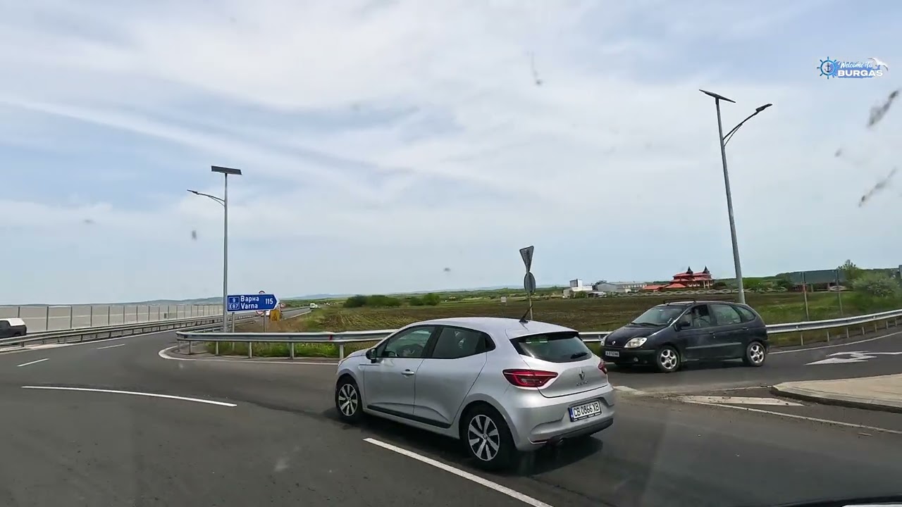 Бургас- Слънчев Бряг/ Burgas- Sunny Beach (driving)