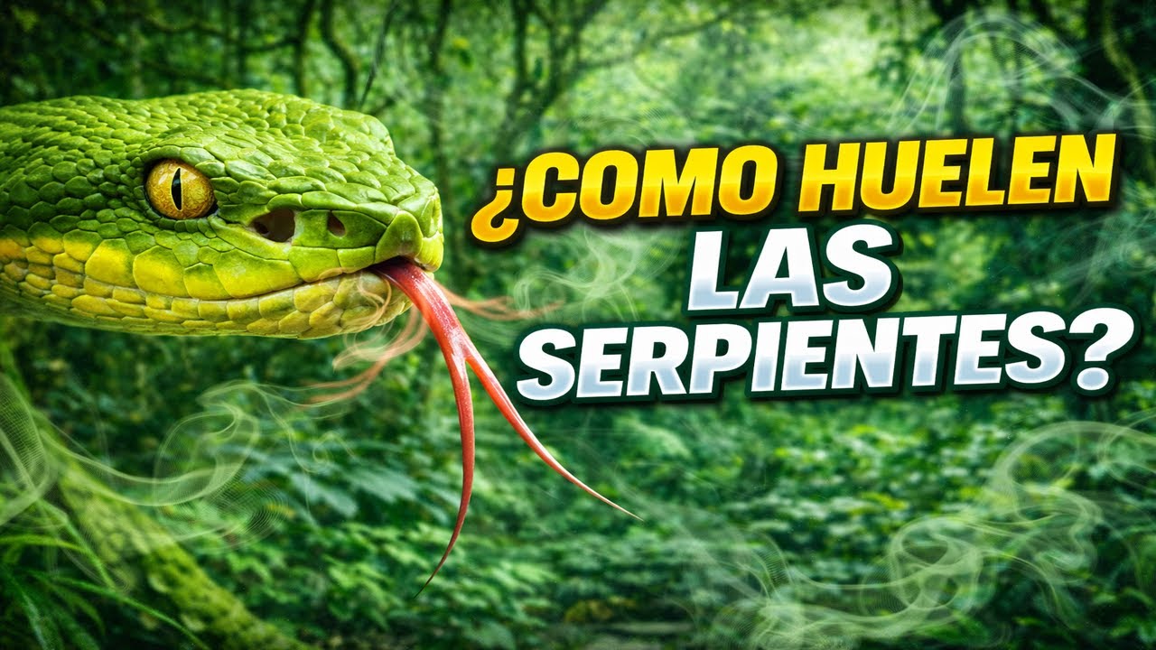 La SERPIENTE puede OLER usando su lengua
