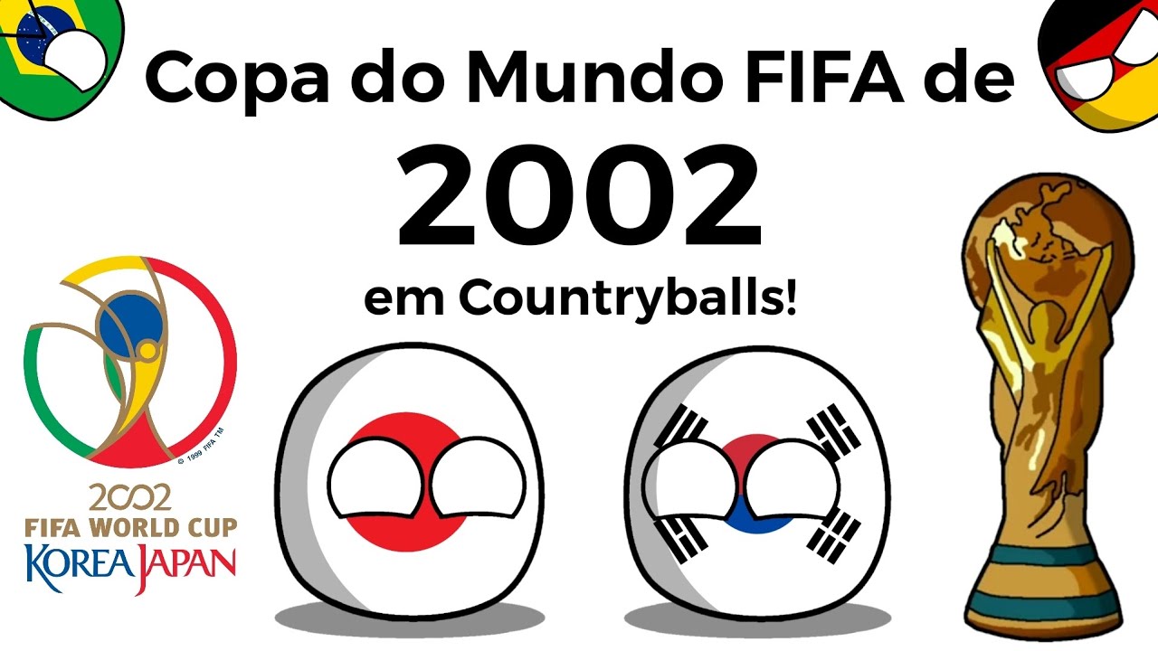 Resumo da Copa do Mundo de 2002 em Countryballs!