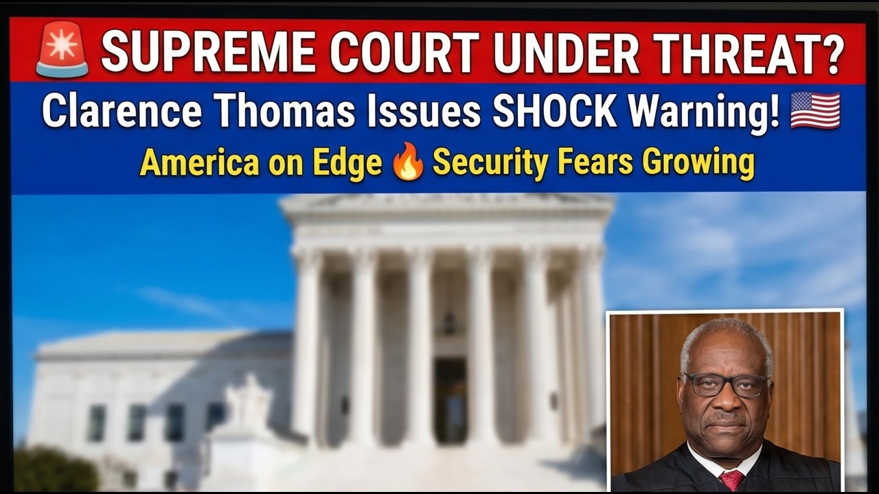 US Supreme Court Security Alert: Clarence Thomas Warns of Growing Threats | Supreme Court News 2026