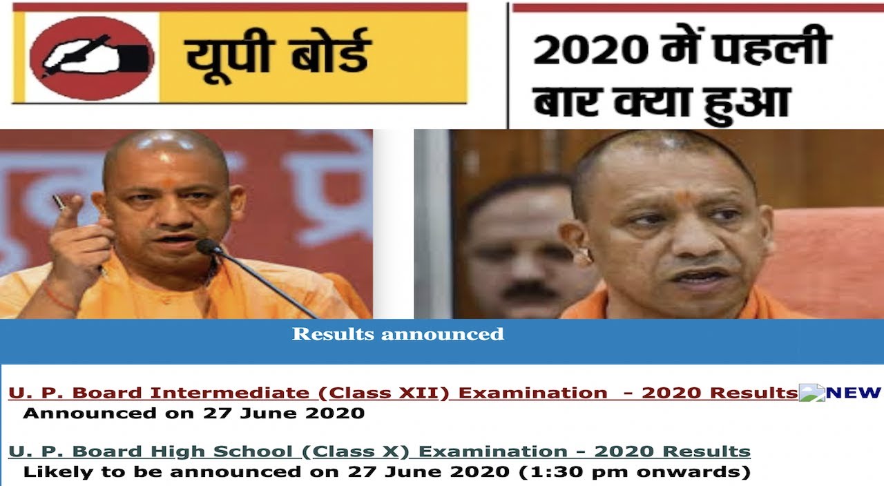 UP Board Result Result 10th 12th Topper List 2020