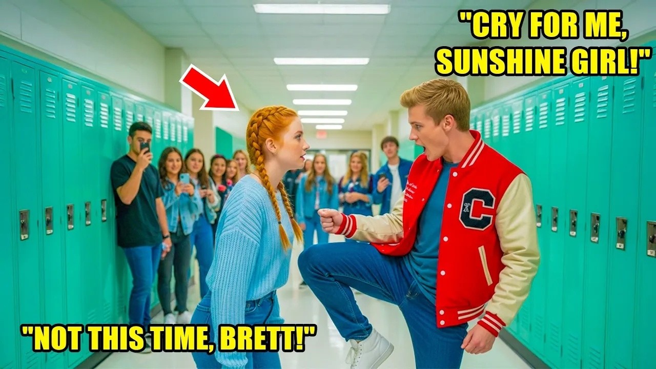 После уроков хулиганы оттолкнули новенькую, но вся школа встала на её защиту.