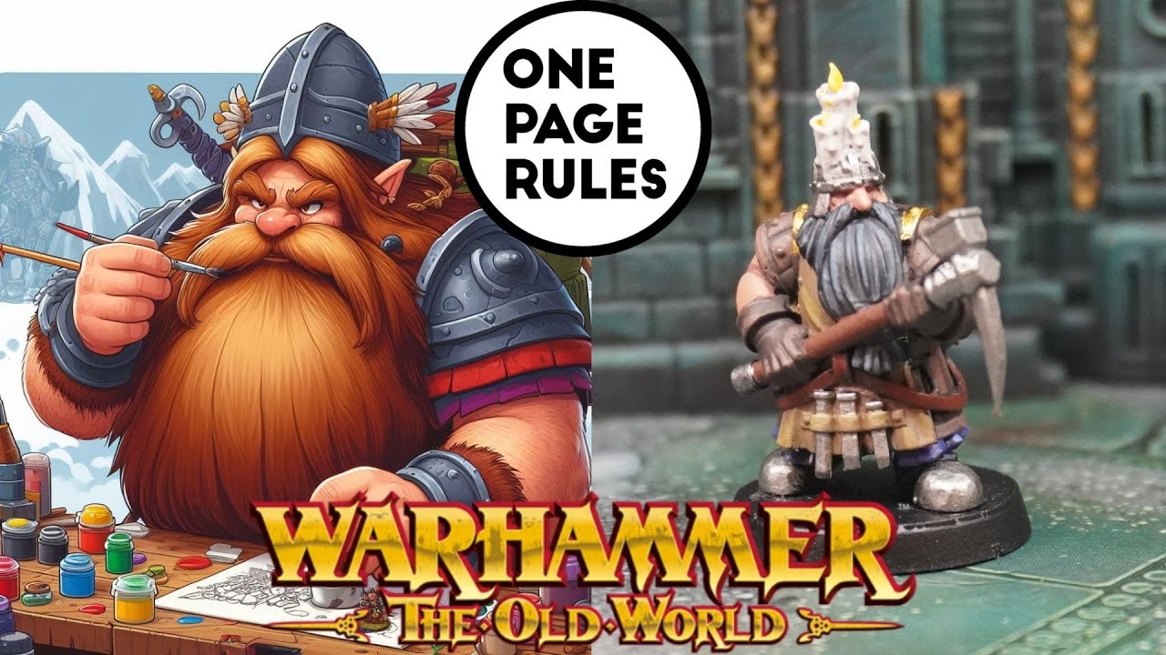 No-wash paint scheme for fantasy dwarves