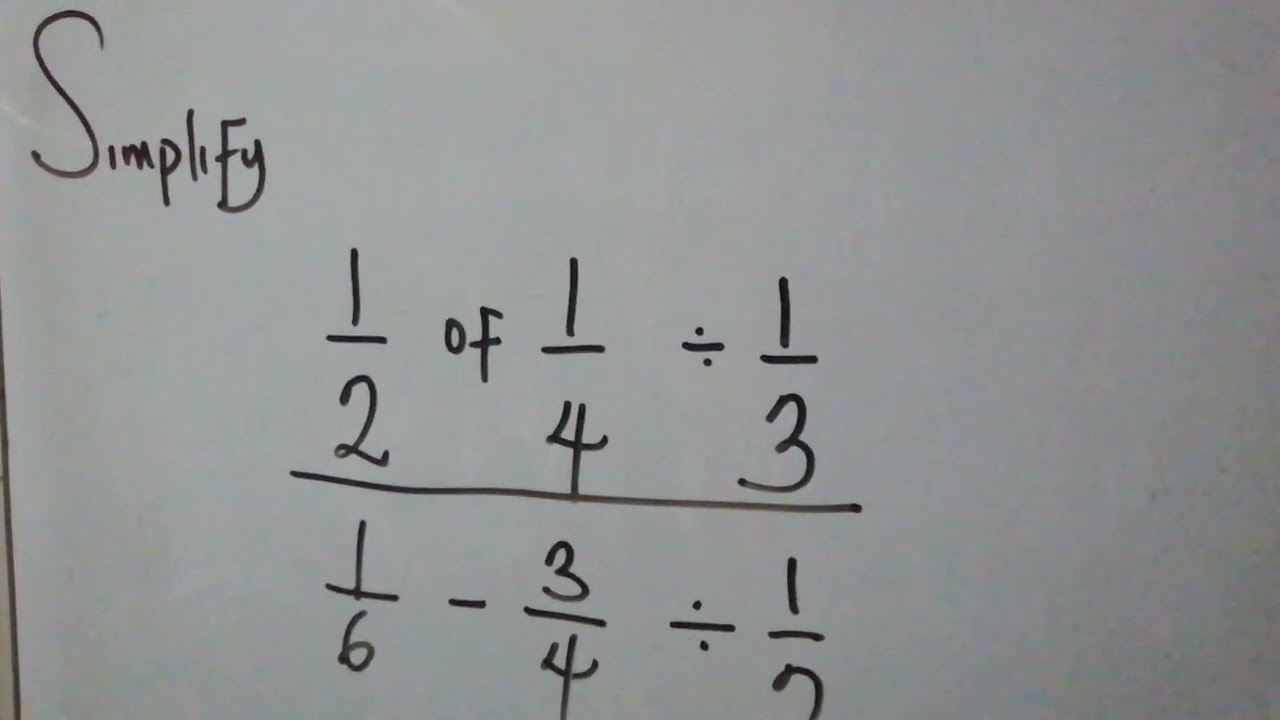 Simplify 