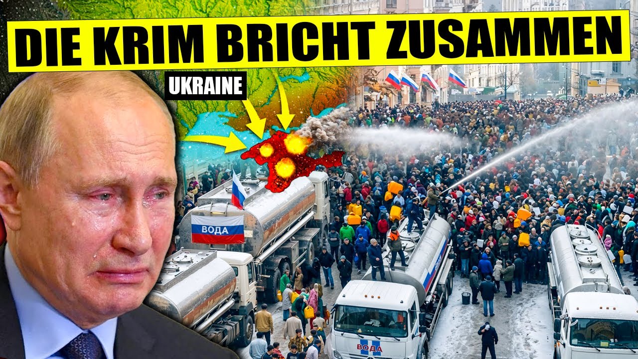 Putins Albtraum wird real – Wassermangel bringt die Krim an den Rand