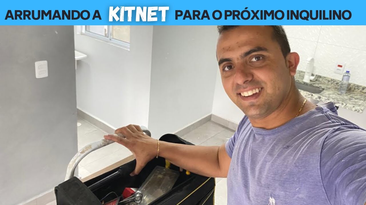 Deixei a KITNET zerada para os próximos inquilinos | Mini-reforma passo a passo