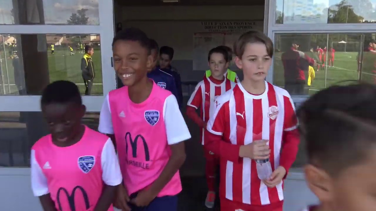 футбол, спортивный клуб Air Bel против Luynes Sport u11, футбол, лига критериев А