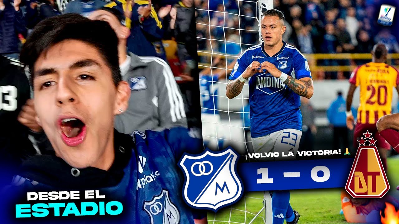 💙🔥Millonarios vs Tolima 1-0 DESDE LA TRIBUNA Reacción Goles Y Resumen Liga betplay 2023 hoy