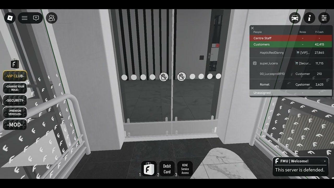 Roblox: Glass KONE Monospace - Forum Mall Shopping