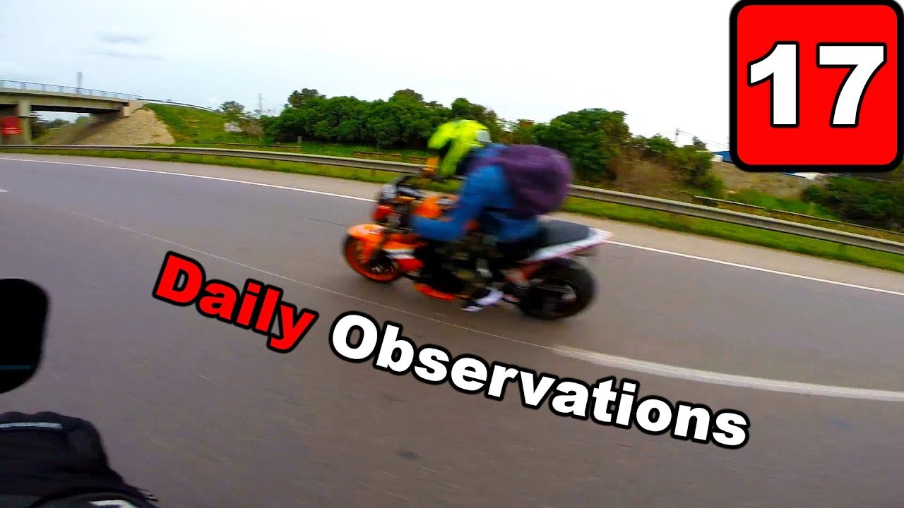 Daily Observations 17 Highway racing 🏍️ (with Solo Rider & Biker8 )