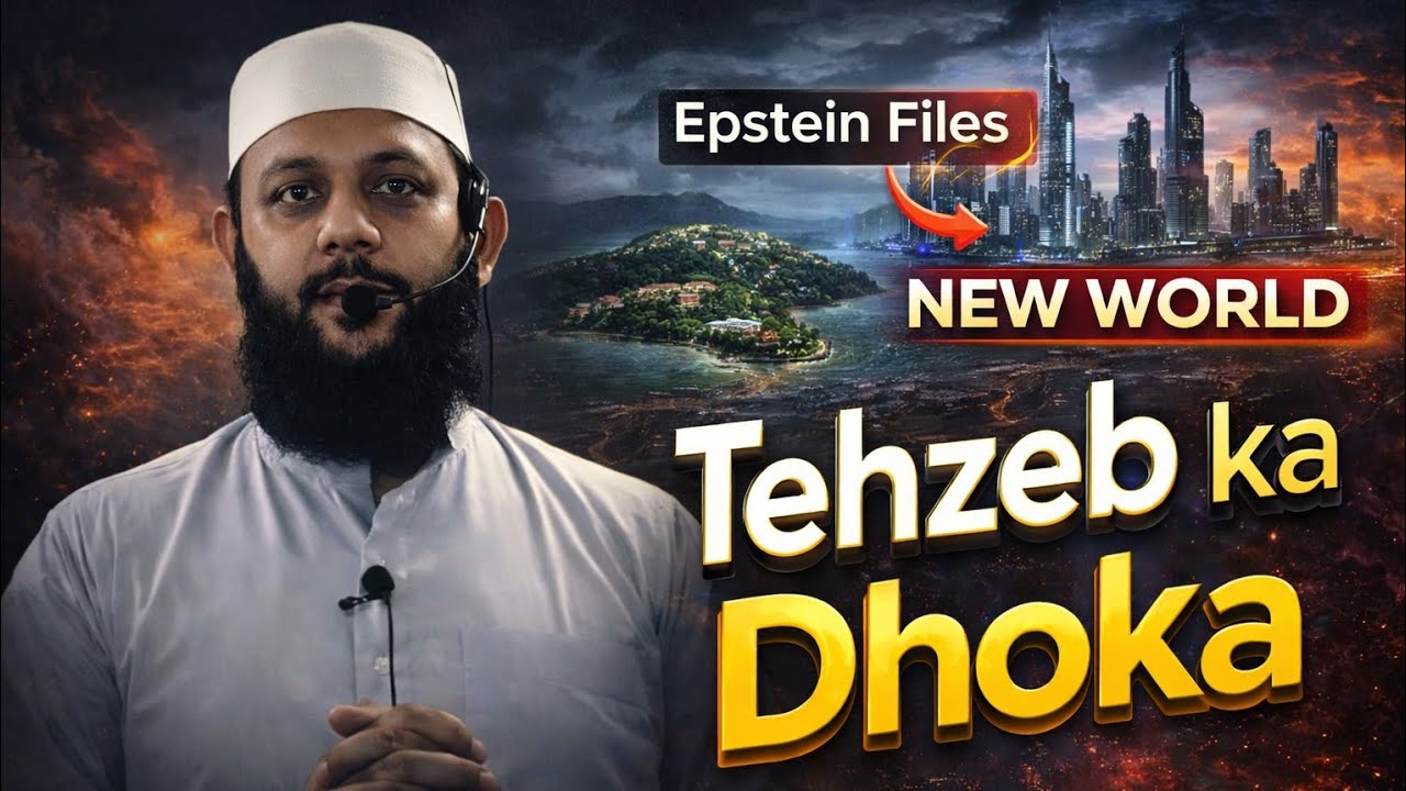 Epstein File aur Magribi Tehzeeb ka dhooka. Maulana Shoaib Husaini Nadwi 