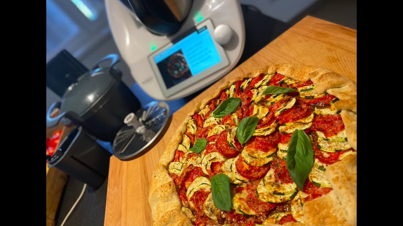 Galette de ratatouille made in Thermomix avec le découpe-minute